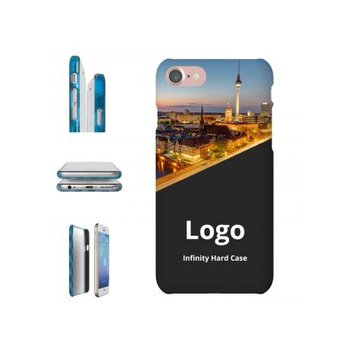 Handy Hülle iPhone™ 12/12 pro Infinity Hard Case PC Kunststoff matt oder glänzend weiss